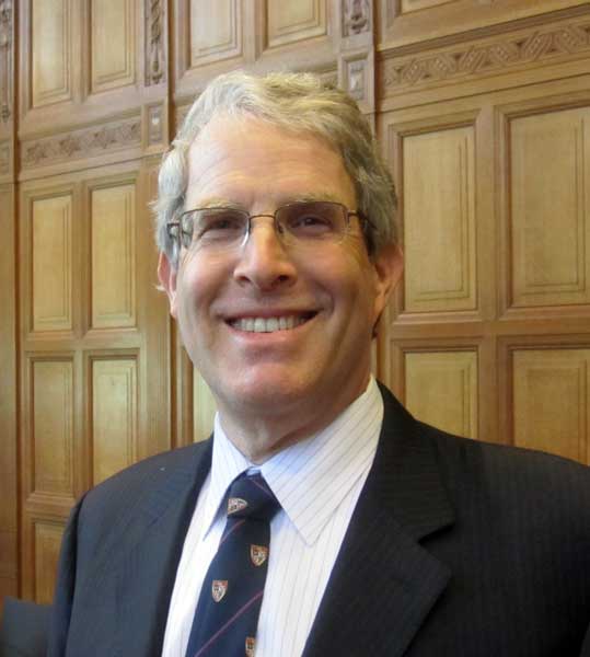 Marc Mangel at the Hague for testimony.